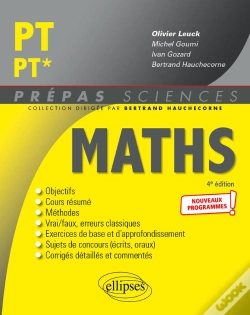 Capa do artigo Mathématiques Pt/Pt* - Programme 2022
