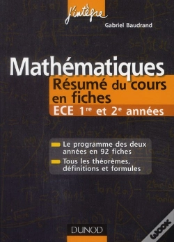 Capa do artigo Mathematiques Resumes Du Cours En Fiches Ece 1re Et 2e Annees