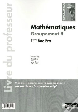 Capa do artigo Mathematiques Terminale Bac Pro (Manuel) - Groupement B Livre Professeur 2011