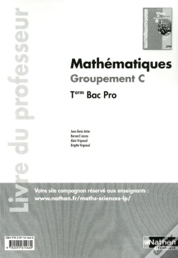 Capa do artigo Mathematiques Terminale Bac Pro (Manuel) - Groupement C Livre Professeur 2011