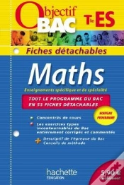 Capa do artigo Mathematiques ; Terminale Es ; Fiches Detachables