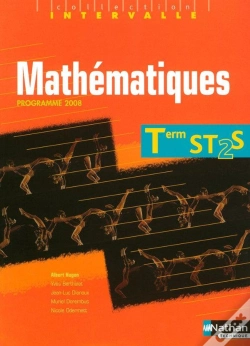 Capa do artigo Mathématiques ; Terminale St2s ; Intervalle Élève (Édition 2008)