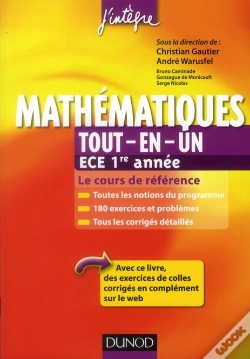 Capa do artigo Mathématiques Tout-En-Un ; 1ère Année Ece ; Cours Et Exercices Corrigés