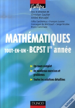 Capa do artigo Mathématiques Tout En Un ; Bcpst 1ère Année ; Cours Et Exercices Corrigés