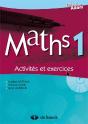 Maths 1 -  Activites Et Exercices Avec Cd-Rom - Preview