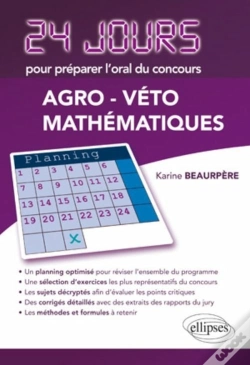 Capa do artigo Maths 24 Jours Pour Preparer L'Oral Du Concours Agro-Veto