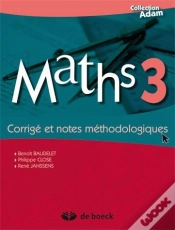 Capa do artigo Maths 3 ; Corrigé Et Notes Méthodologiques