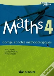 Capa do artigo Maths 4 ; Corrigé Et Note Méthodologiques