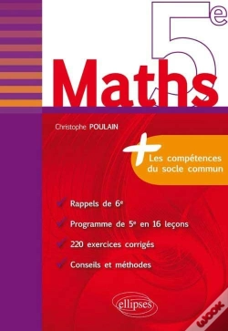 Capa do artigo Maths 5e Les Competences Du Socle Commun Programme En 16 Lecons 220 Exercices Corriges