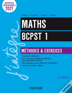 Capa do artigo Maths Bcpst 1 : Méthodes Et Exercices (5e Édition)