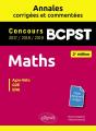 Maths Bcpst -  Annales Corrigees Et Commentees 2017-2018-2019 - Concours Agro-Veto, G2e, Ens - Preview