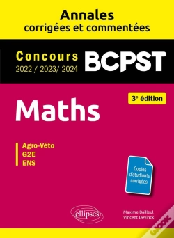 Capa do artigo Maths Bcpst : Annales Corrigées Et Commentées 2022-2023-2024