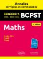 Maths Bcpst - Annales Corrigées Et Commentées 2022-2023-2024 - Preview