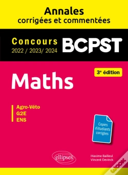 Capa do artigo Maths Bcpst - Annales Corrigées Et Commentées 2022-2023-2024