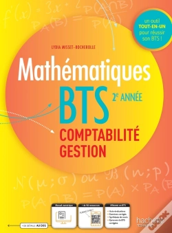 Capa do artigo Maths ; Bts Comptabilité Et Gestion 2e Année ; Livre De L'Élève