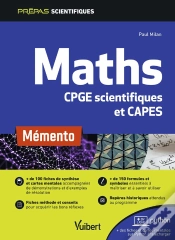 Capa do artigo Maths ; Cpge Scientifiques 1re Et 2e Années, Capes Et Agrégation ; Mémento