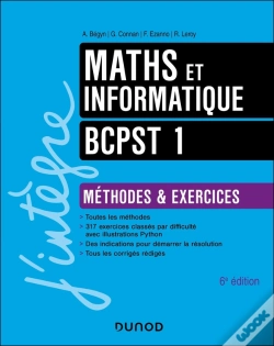 Capa do artigo Maths Et Informatique ; Bcpst 1 ; Méthodes Et Exercices (6e Édition)