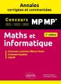 Maths Et Informatique : Mp-Mp* ; Annales Corrigées Et Commentées ; Concours 2021/2022/2023 - Preview