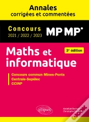 Capa do artigo Maths Et Informatique. Mp-Mp*. Annales Corrigées Et Commentées. Concours 2021/2022/2023