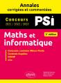 Maths Et Informatique. Psi. Annales Corrigées Et Commentées. Concours 2021/2022/2023 - Preview