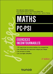 Maths  - Exercices Incontournables -  Pc-Psi 4ed.