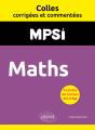Maths. Mpsi. Colles Corrigées Et Commentées - Preview