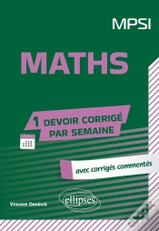 Capa do artigo Maths : Mpsi