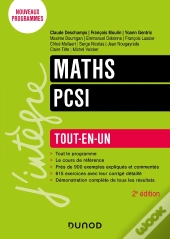 Maths Pcsi - 2e Éd. : Tout-En-Un