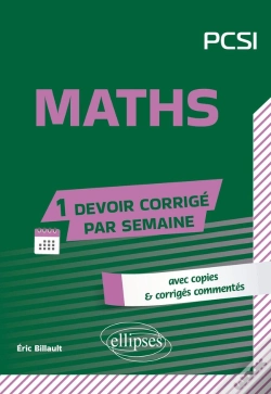 Capa do artigo Maths : Pcsi
