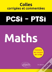 Capa do artigo Maths. Pcsi/Ptsi. Colles Corrigées Et Commentées