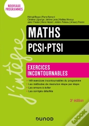 Capa do artigo Maths ; Pcsi-Ptsi ; Exercices Incontournables (3e Édition)
