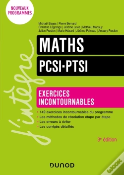 Capa do artigo Maths ; Pcsi-Ptsi ; Exercices Incontournables (3e Édition)