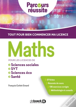 Capa do artigo Maths ; Pour Les Licences De Sciences Éco, Sciences Sociales, Svt, Paces