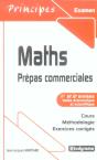 Maths ; Prepas Commerciales ; 1re Rt 2e Annees, Voies Economique Et Scientifique - Preview
