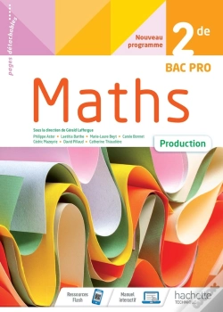 Capa do artigo Maths, Production ; 2de Bac Pro ; Cahier De L'Élève (Édition 2020)