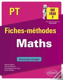 Capa do artigo Maths ; Pt/Pt* ; Fiches-Méthodes ; Exercices Corrigés