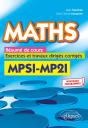 Maths, Résumé De Cours, Exercices Et Travaux Dirigés Corrigés - Mpsi Et Mp2i - Nouveaux Programmes - Preview