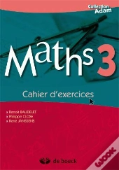 Maths T.3 ; Cahier D'Exercices