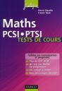 Maths ; Tests De Cours Pcsi-Ptsi - Preview