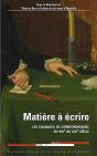 Matière À Écrire ; Les Échanges De Correspondance Du Xvie Au Xixe Siècle - Preview