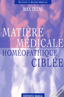 Capa do artigo Matiere Medicale Homeopathique Ciblee 4eme Edition