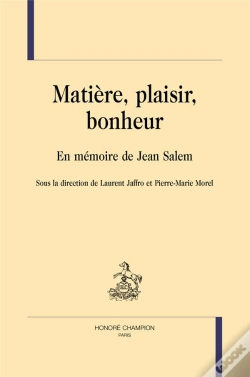 Capa do artigo Matière, Plaisir, Bonheur