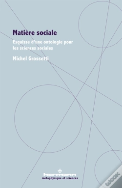 Capa do artigo Matière Sociale