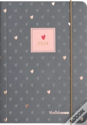 Capa do artigo Matilda Moo Grey Page-A-Day A6 Flex Diary 2024