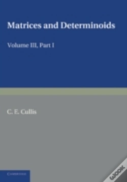 Capa do artigo Matrices And Determiniods: Volume 3, Part 1