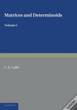 Capa do artigo Matrices And Determinoids: Volume 1