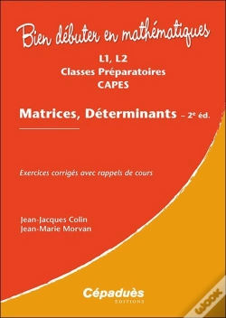 Capa do artigo Matrices, Déterminants (2e Édition)