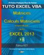 Matrices Et Calculs Matriciels Avec Excel 2013 - Preview