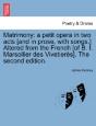 Matrimony: A Petit Opera In Two Acts (An - Preview