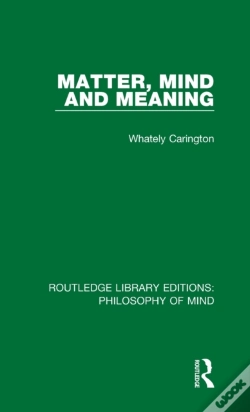 Capa do artigo Matter, Mind And Meaning